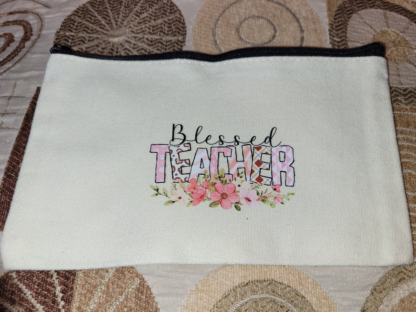 "Blessed Teacher" Pouch
