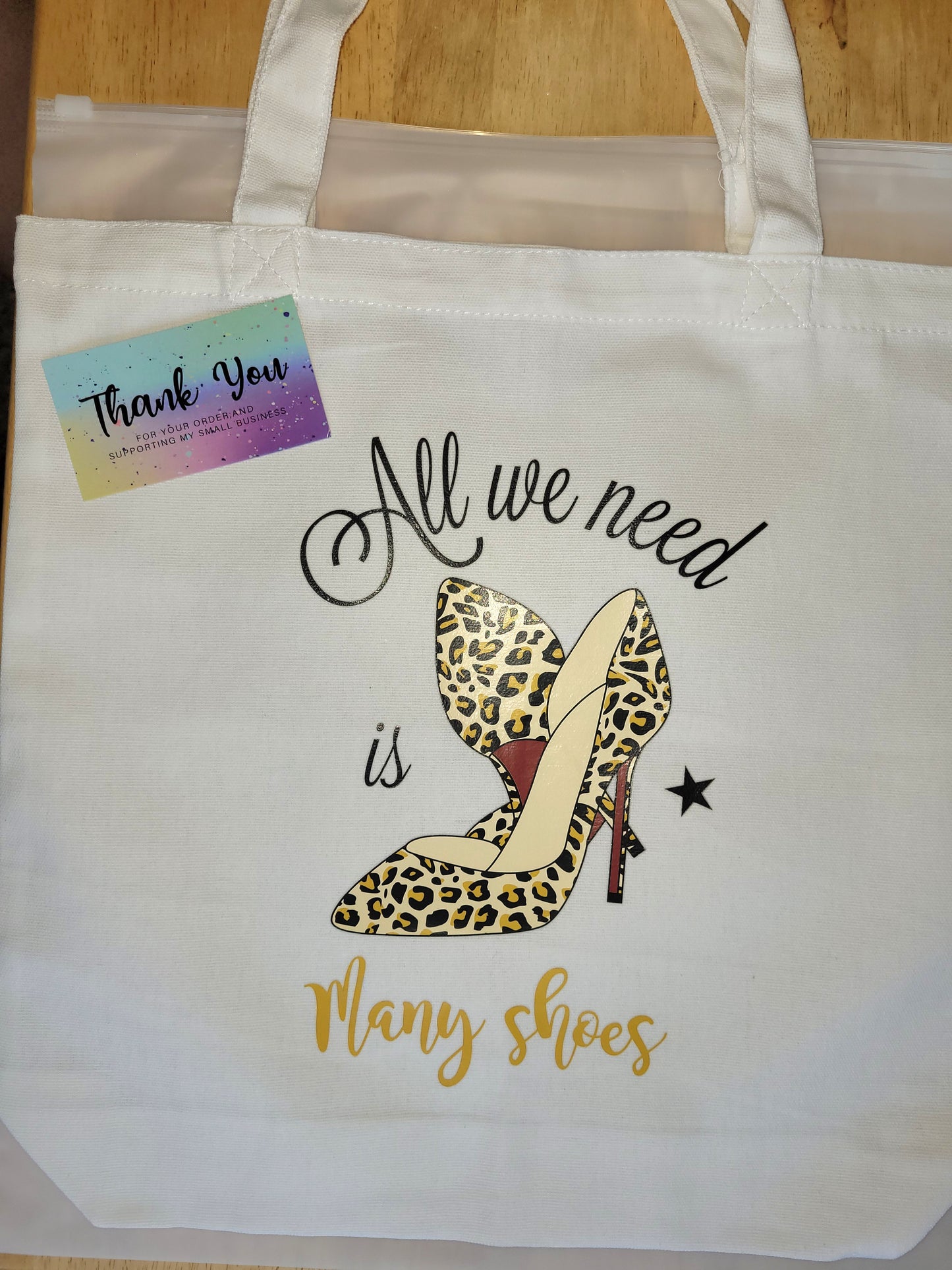 "All We Need..." Tote Bag