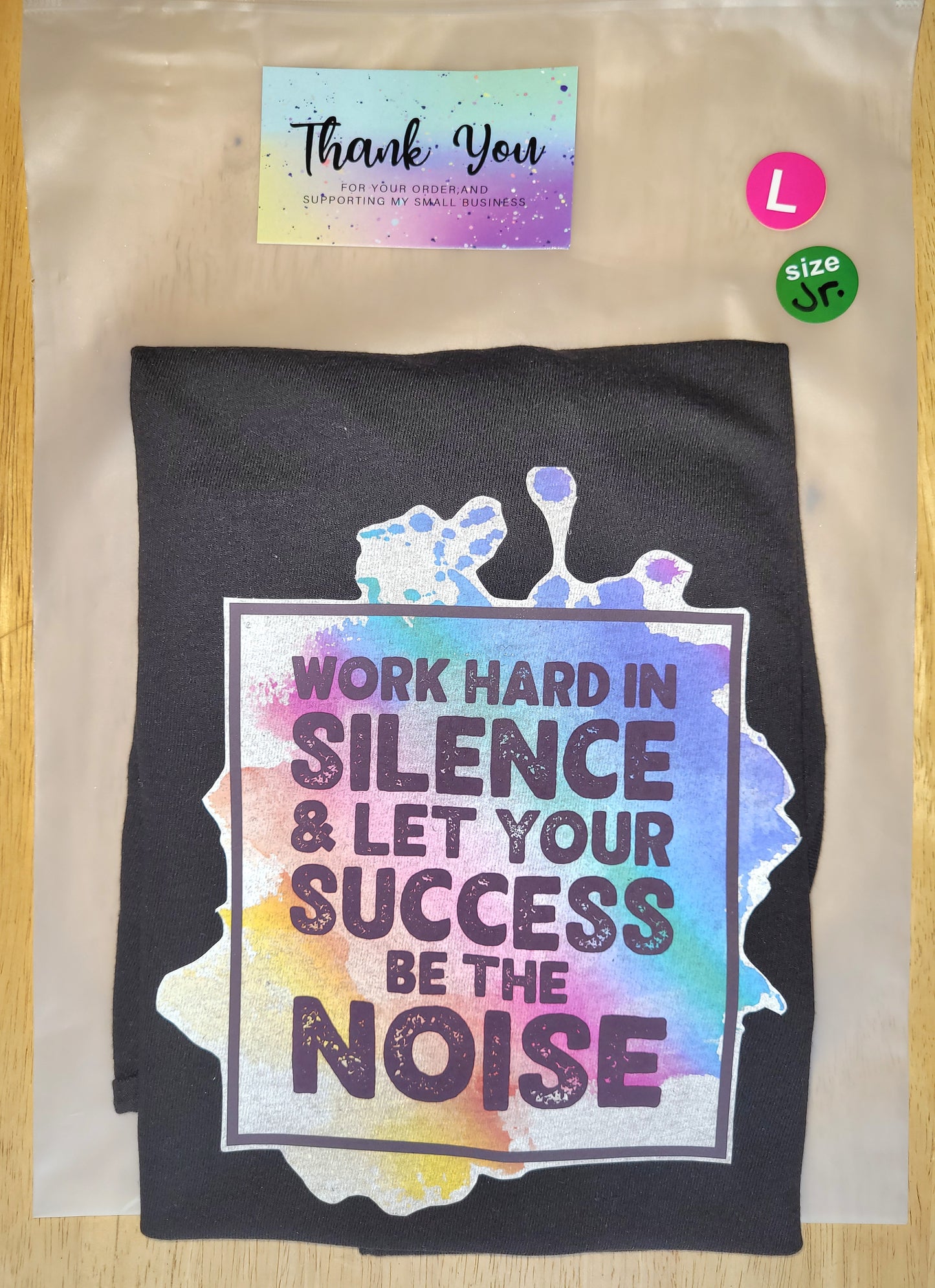 Work Harder in Silence...Short Sleeve T-Shirt