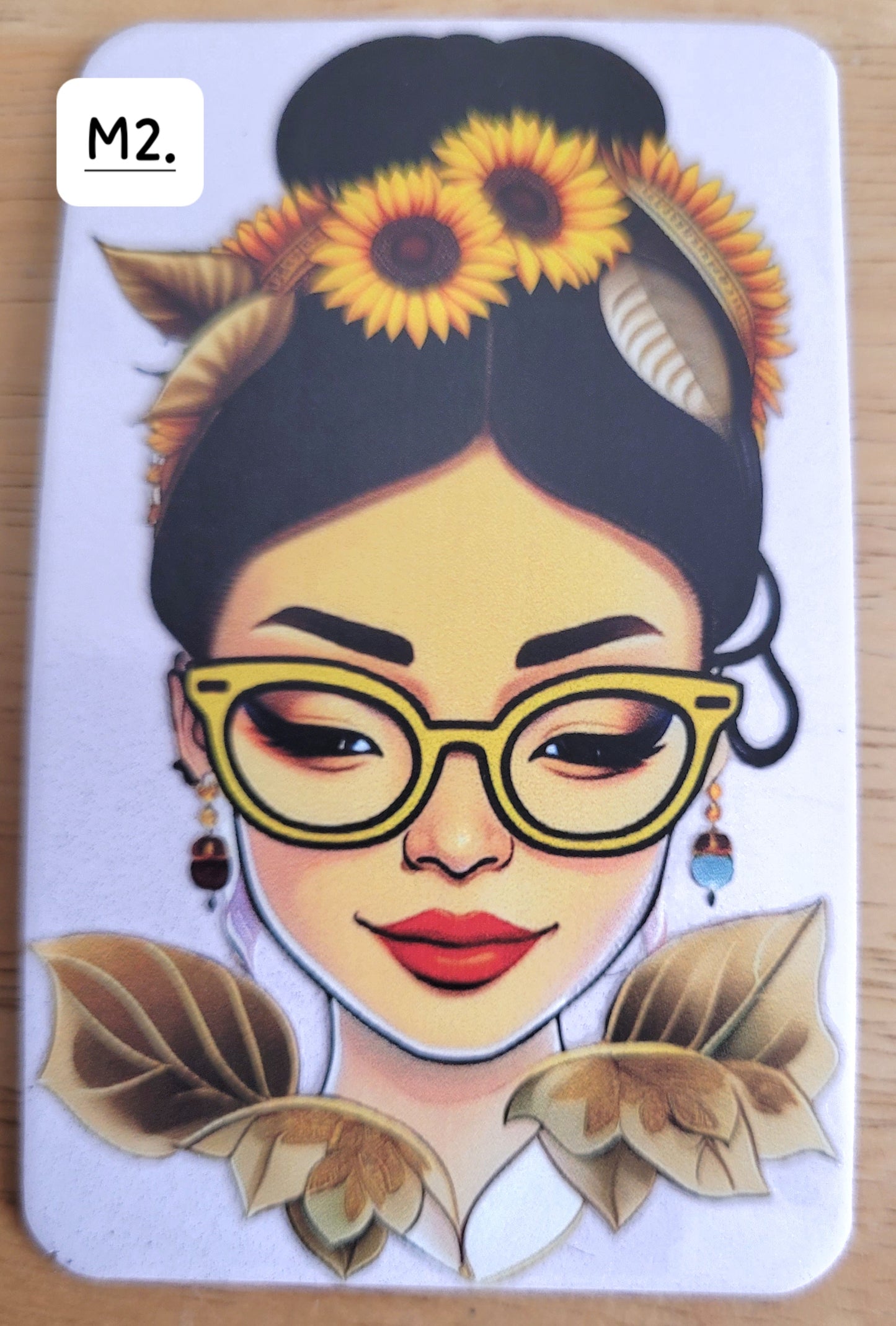 Sunflower Girl Magnet