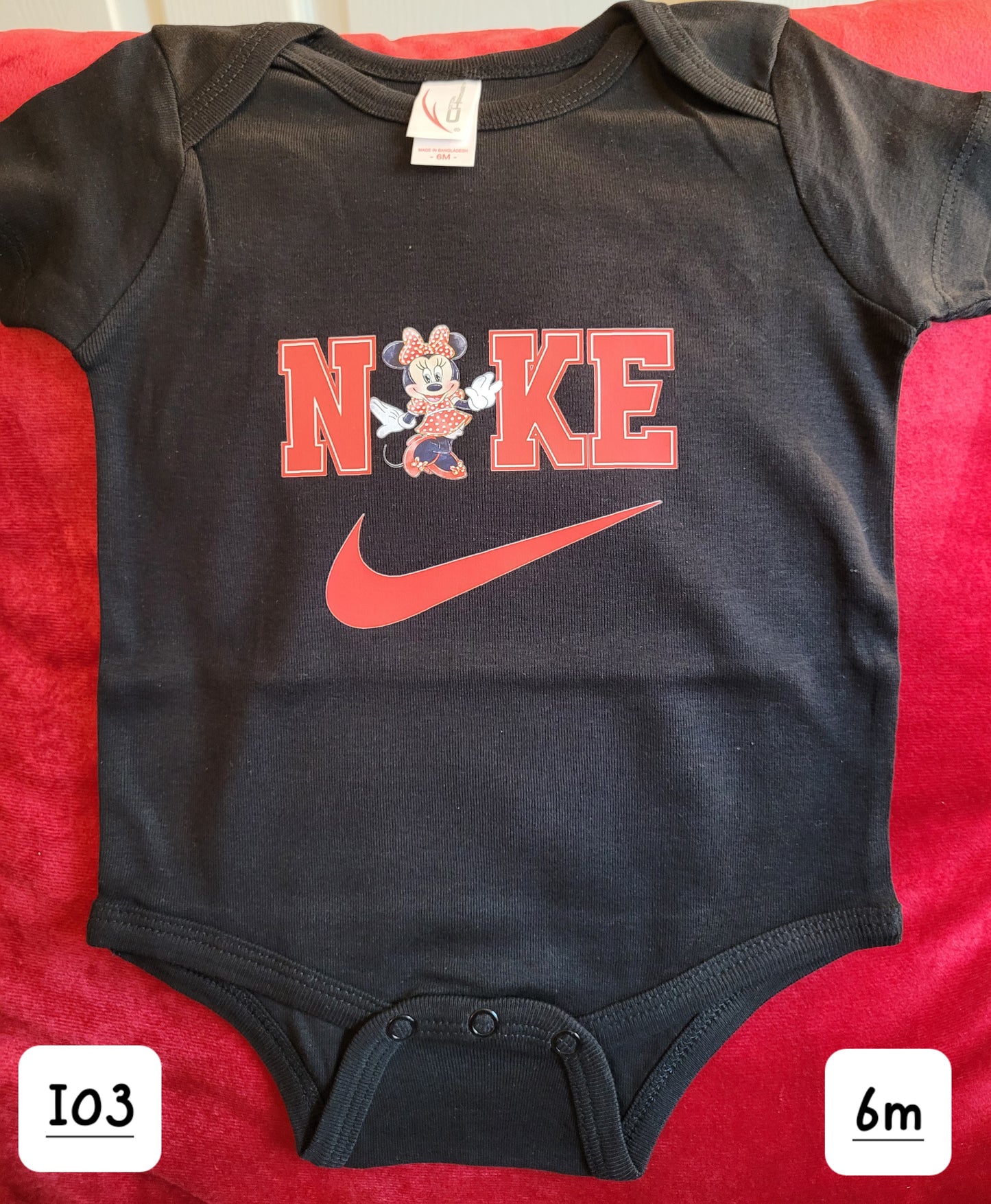 Nike Minnie Mouse Onesie
