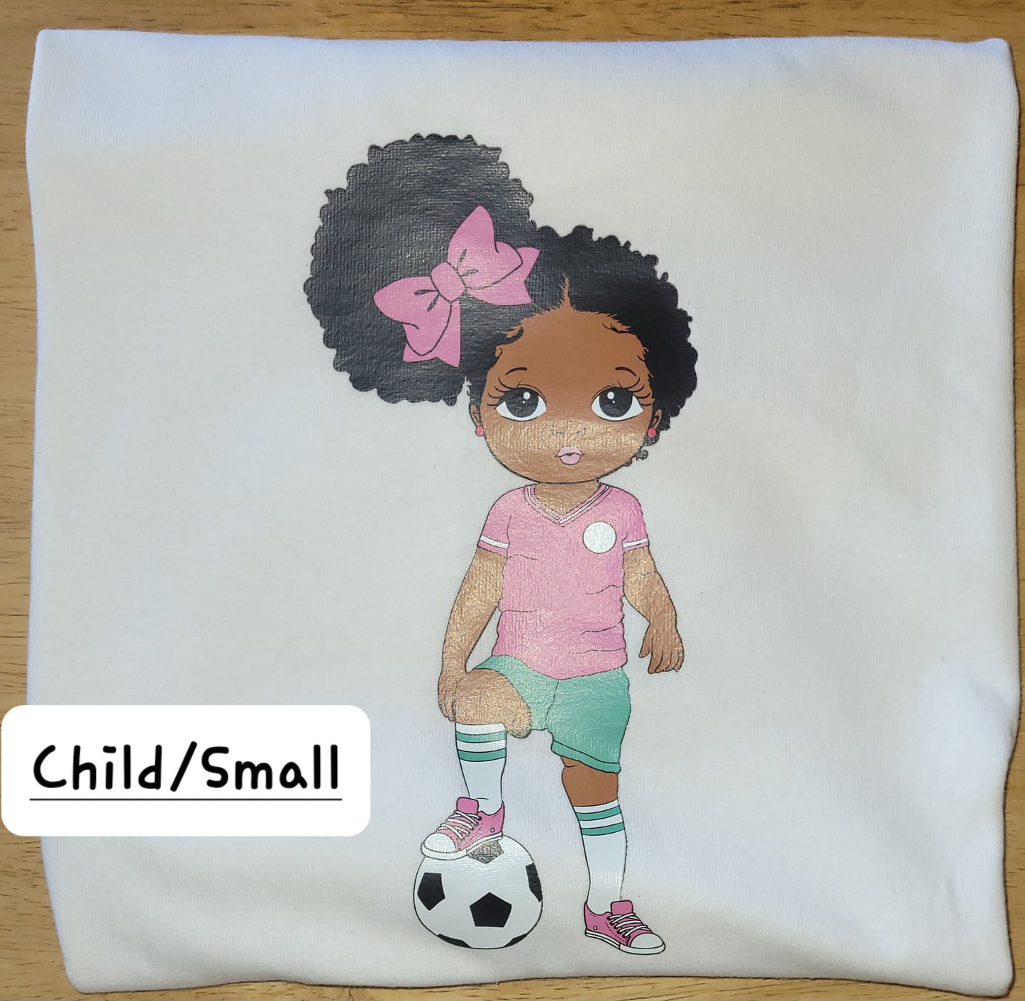 Soccer Girl Short Sleeve T-Shirt