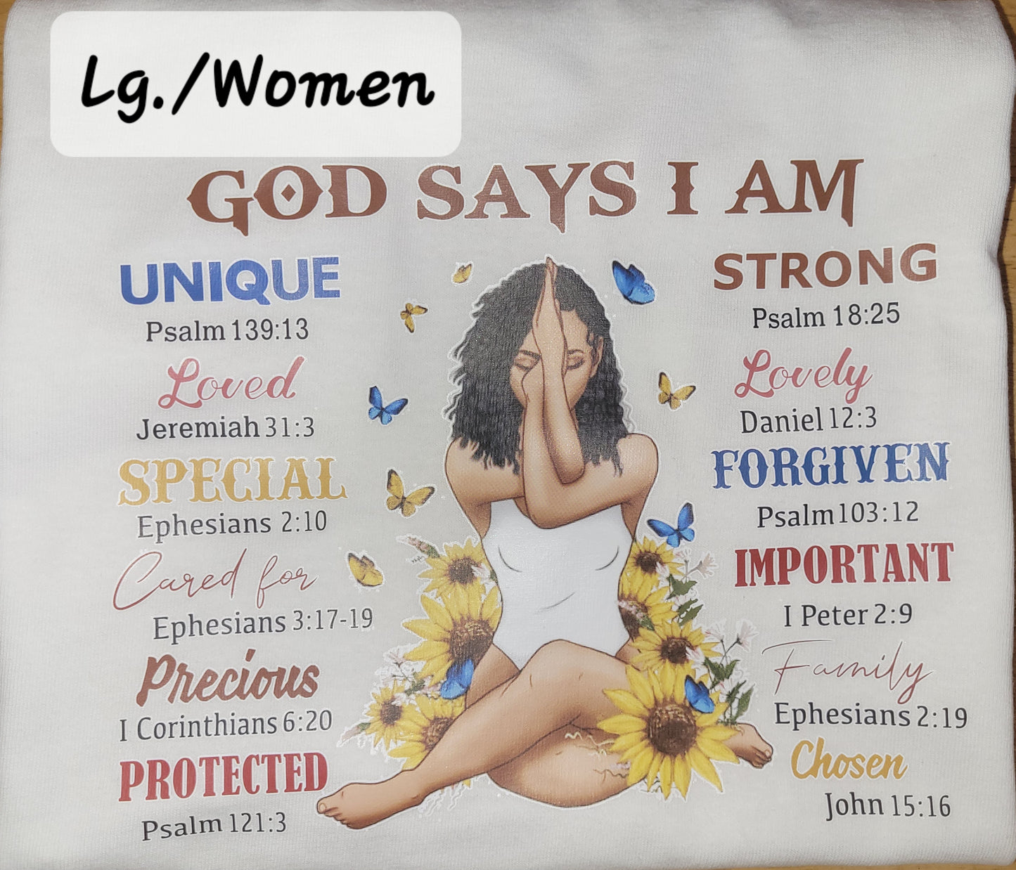 God Says I Am...short Sleeve T-Shirt