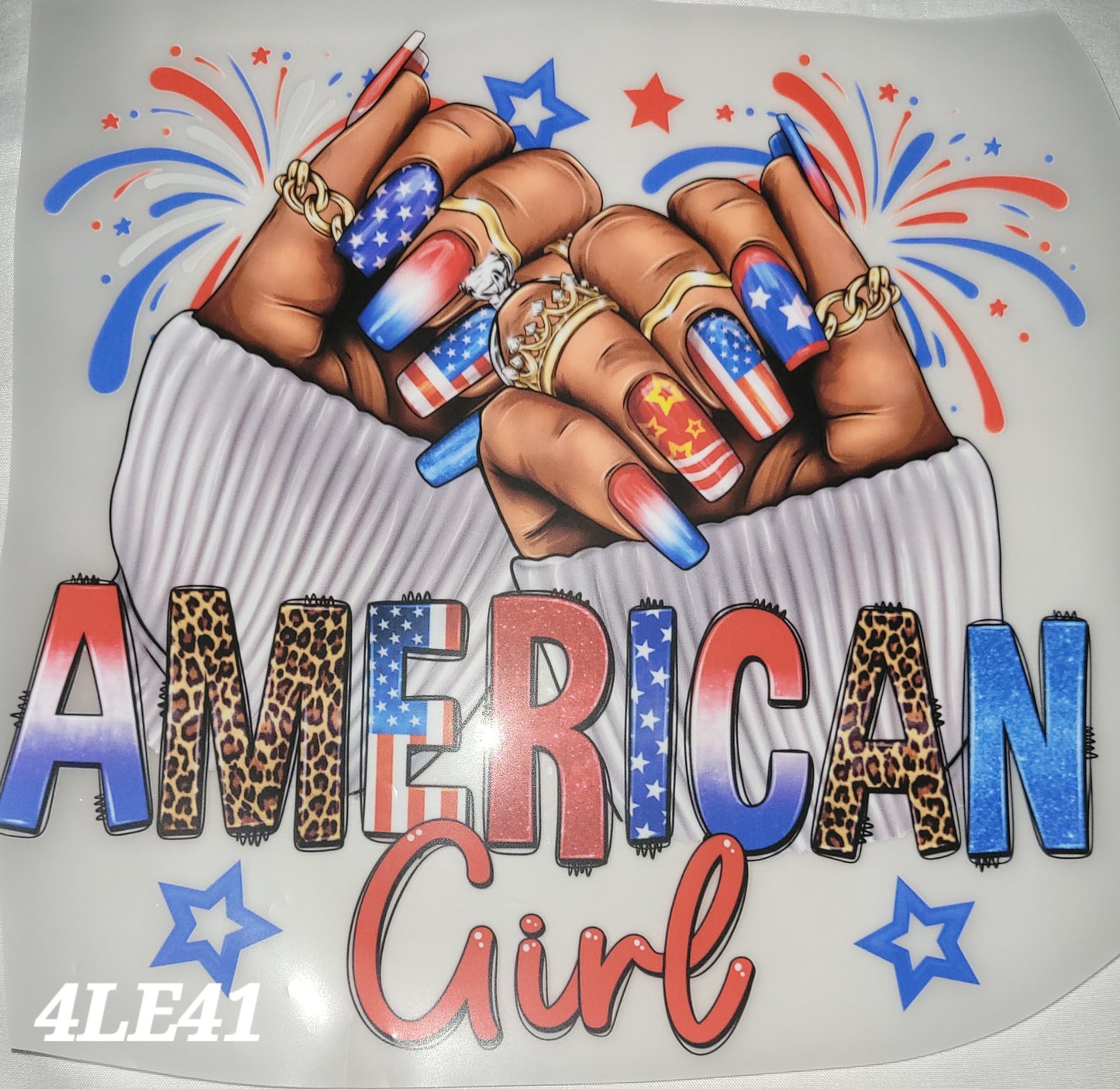 READY to Press Transfer-"AMERICAN Girl"