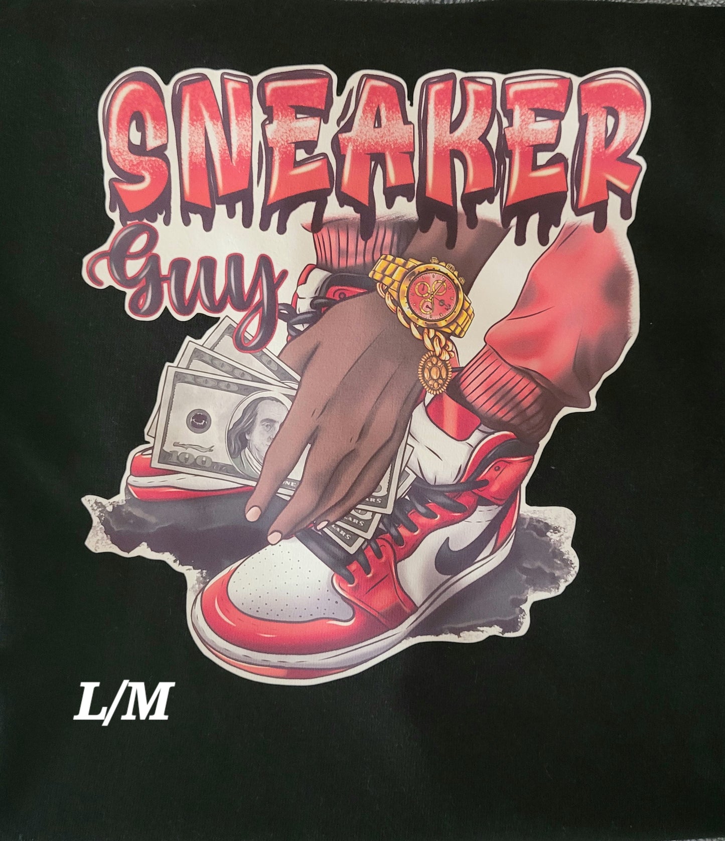 "Sneaker Guy" (red) Short Sleeve T-Shirt