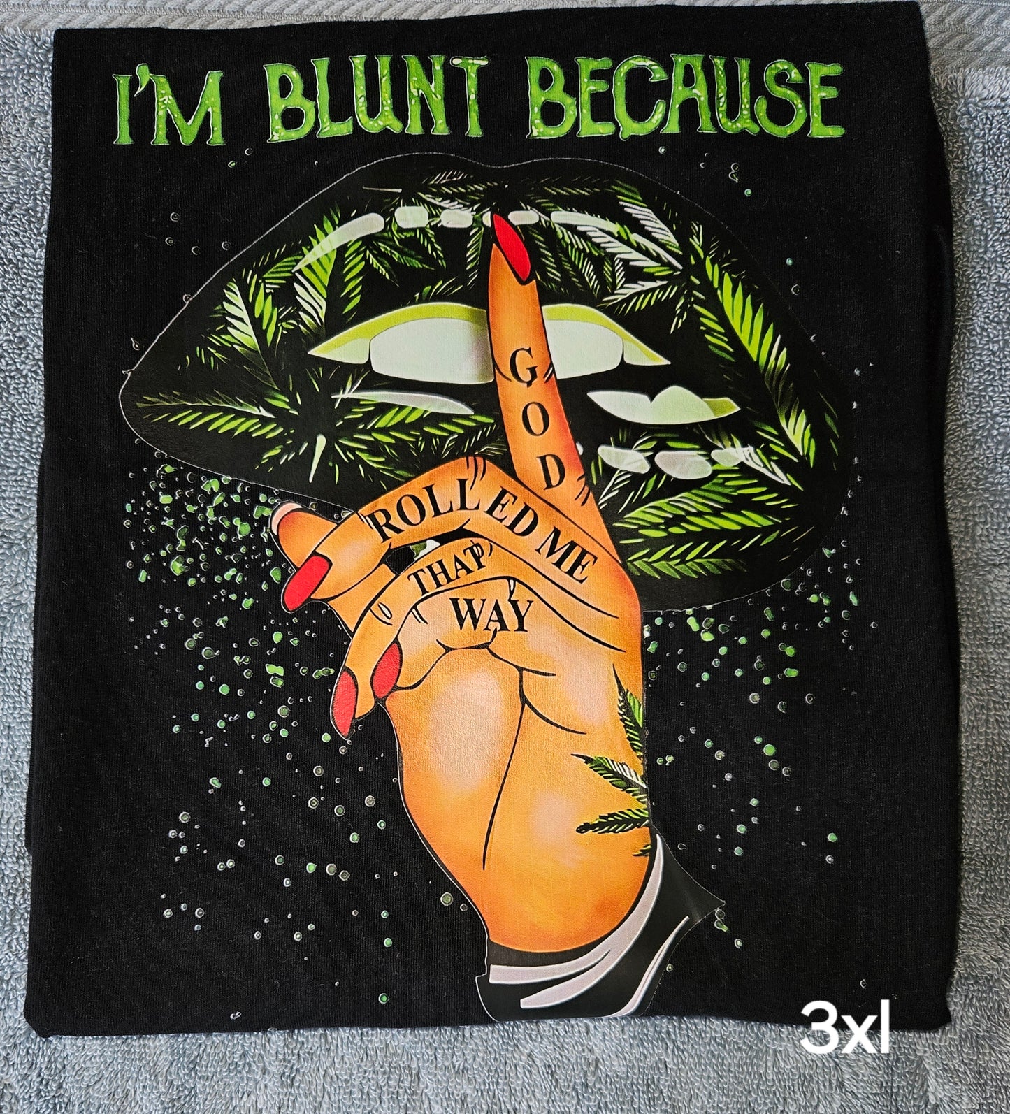 "I'm Blunt Because..." Razor Back Shirt