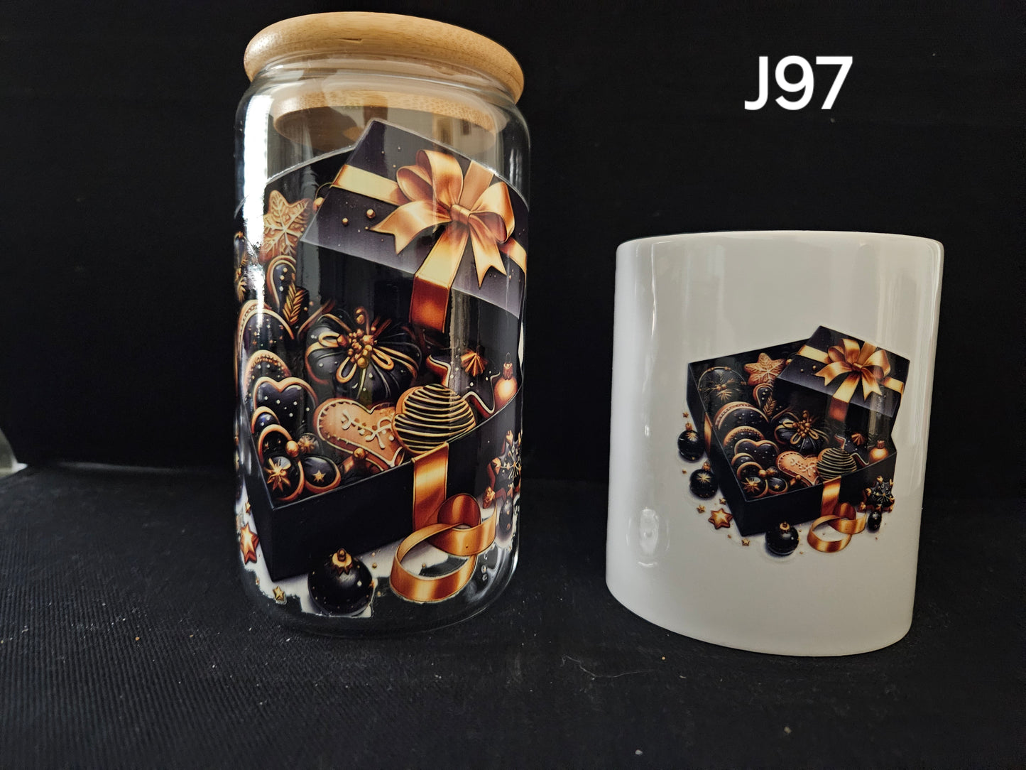 Black and Gold Christmas Collection Set