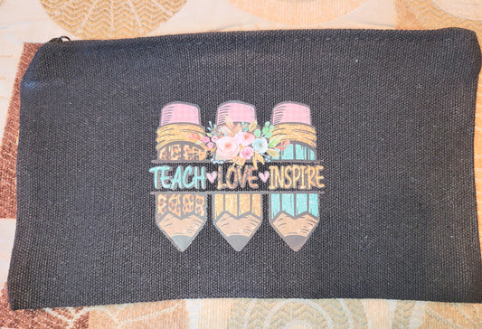"Teach Love Inspire" Pouch