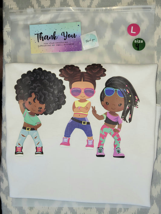 Dancing Girls Short Sleeve T-Shirt