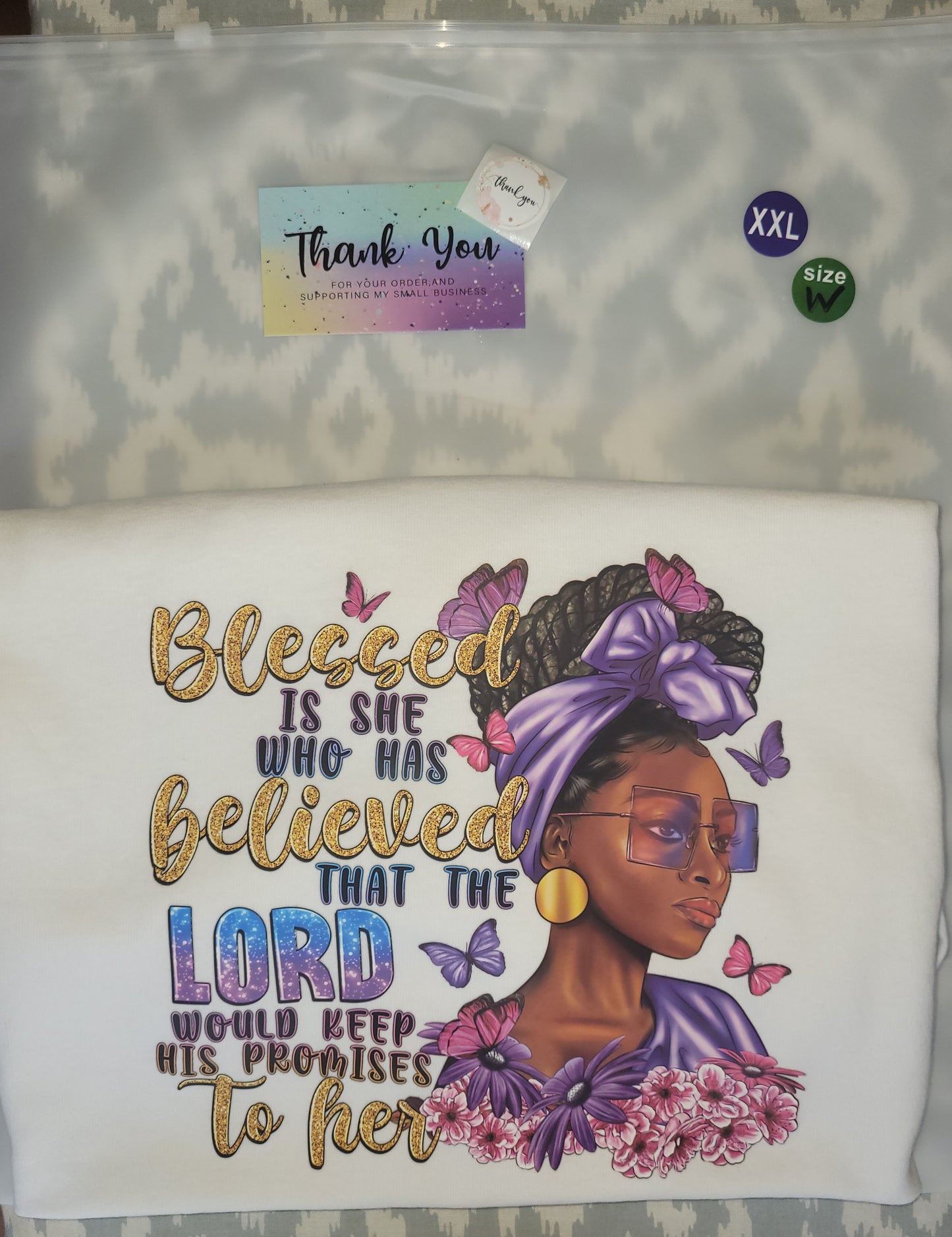 Blessed is She Who... Short Sleeve T-Shirt