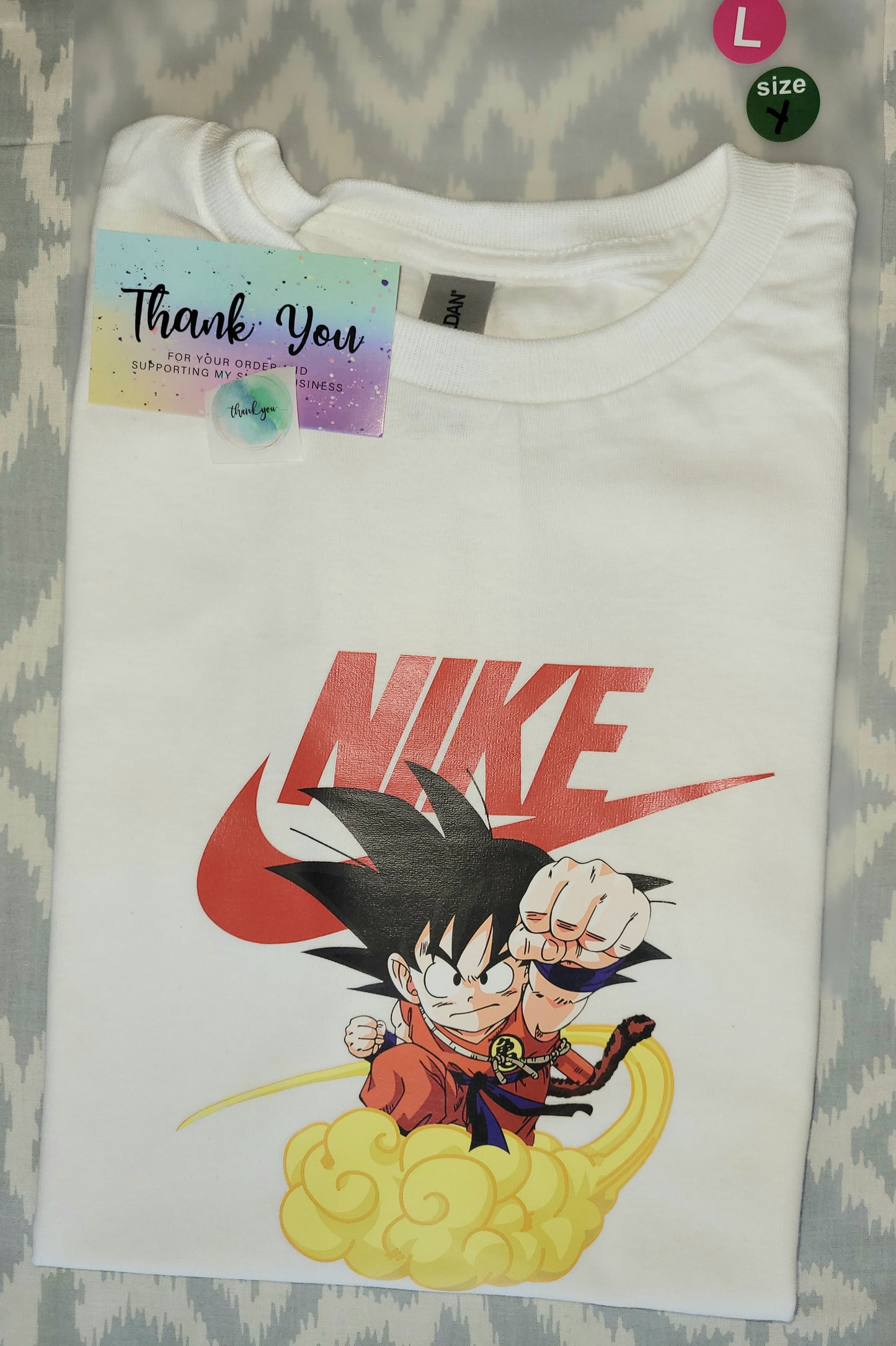 Nike Dragonball Z Anime "Goku" Character Short Sleeve T-Shirt