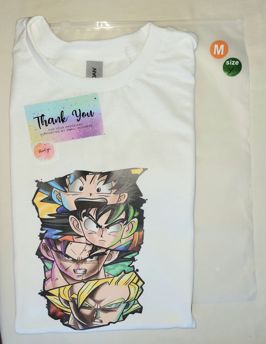 Dragonball Z Anime Character "Goku" Short Sleeve T-Shirt