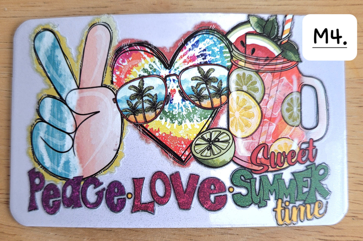 Peace Love Summer Magnet
