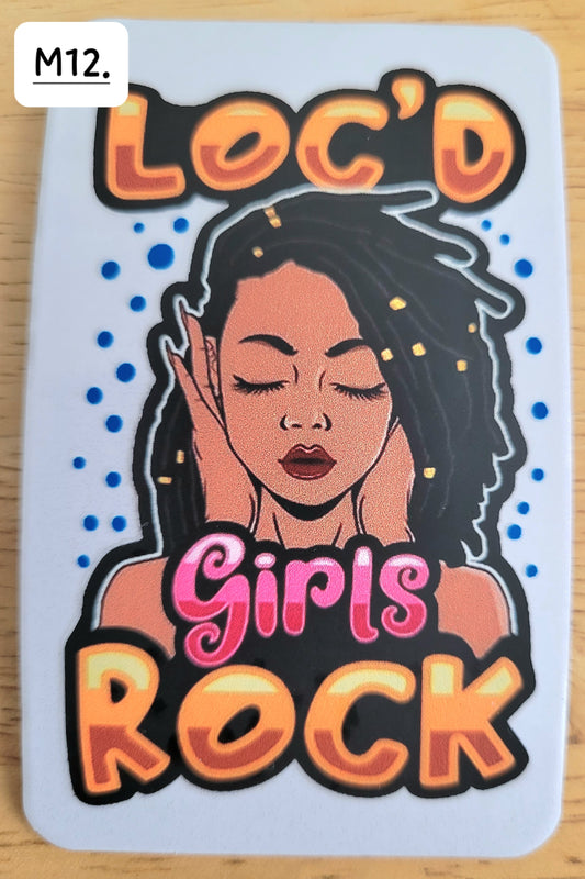 Loc'd Girl Magnet