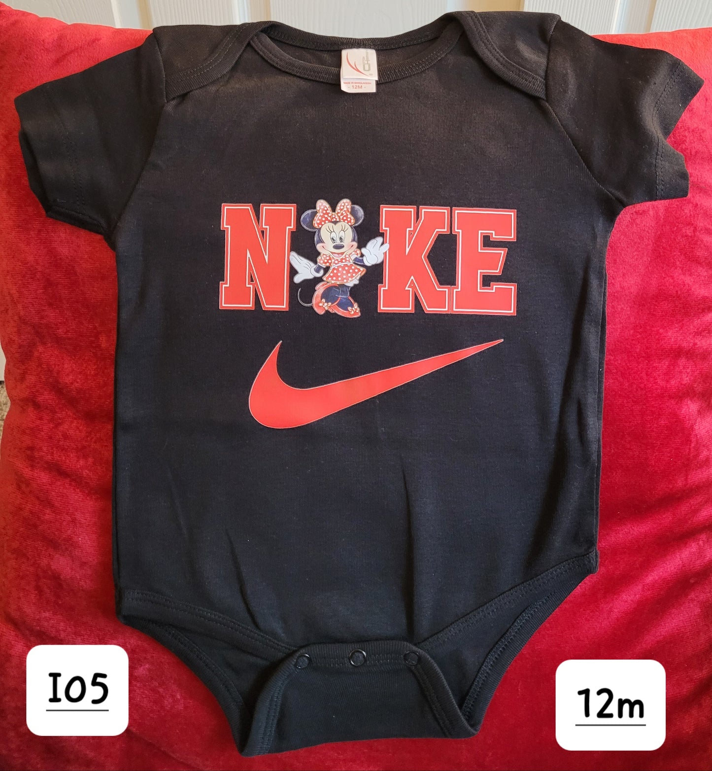 Nike Minnie Mouse Onesie