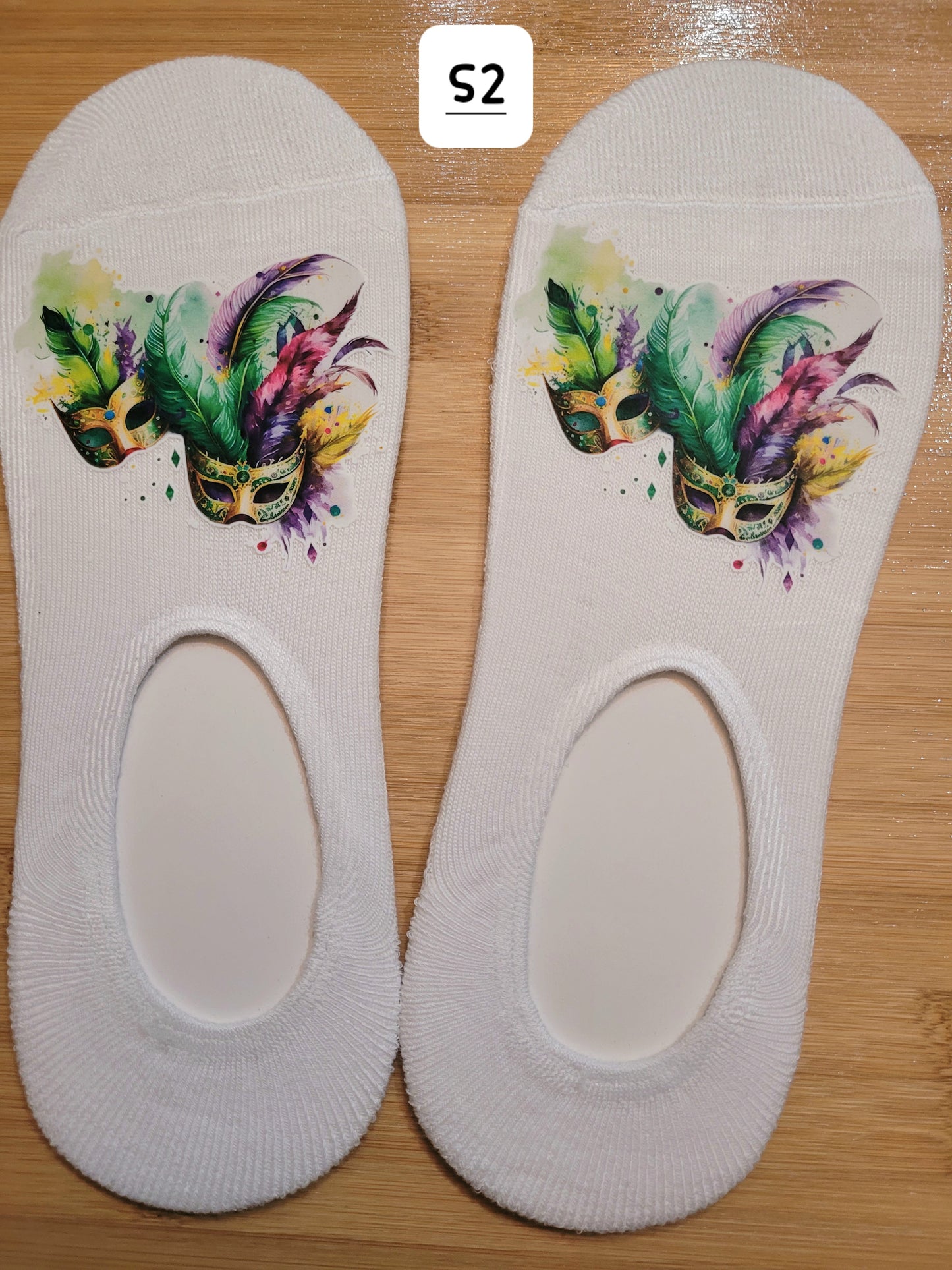 Mardi Gras Themed Socks