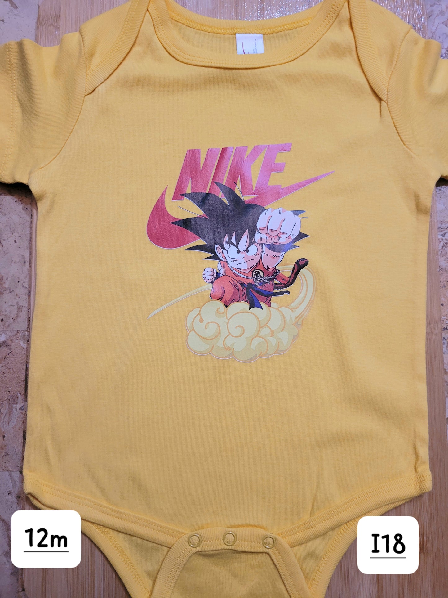 Nike Dragonball Z Anime Character Goku Onesie