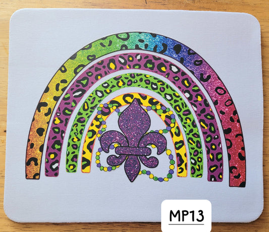 Mardi Gras Themed Mouse Pad