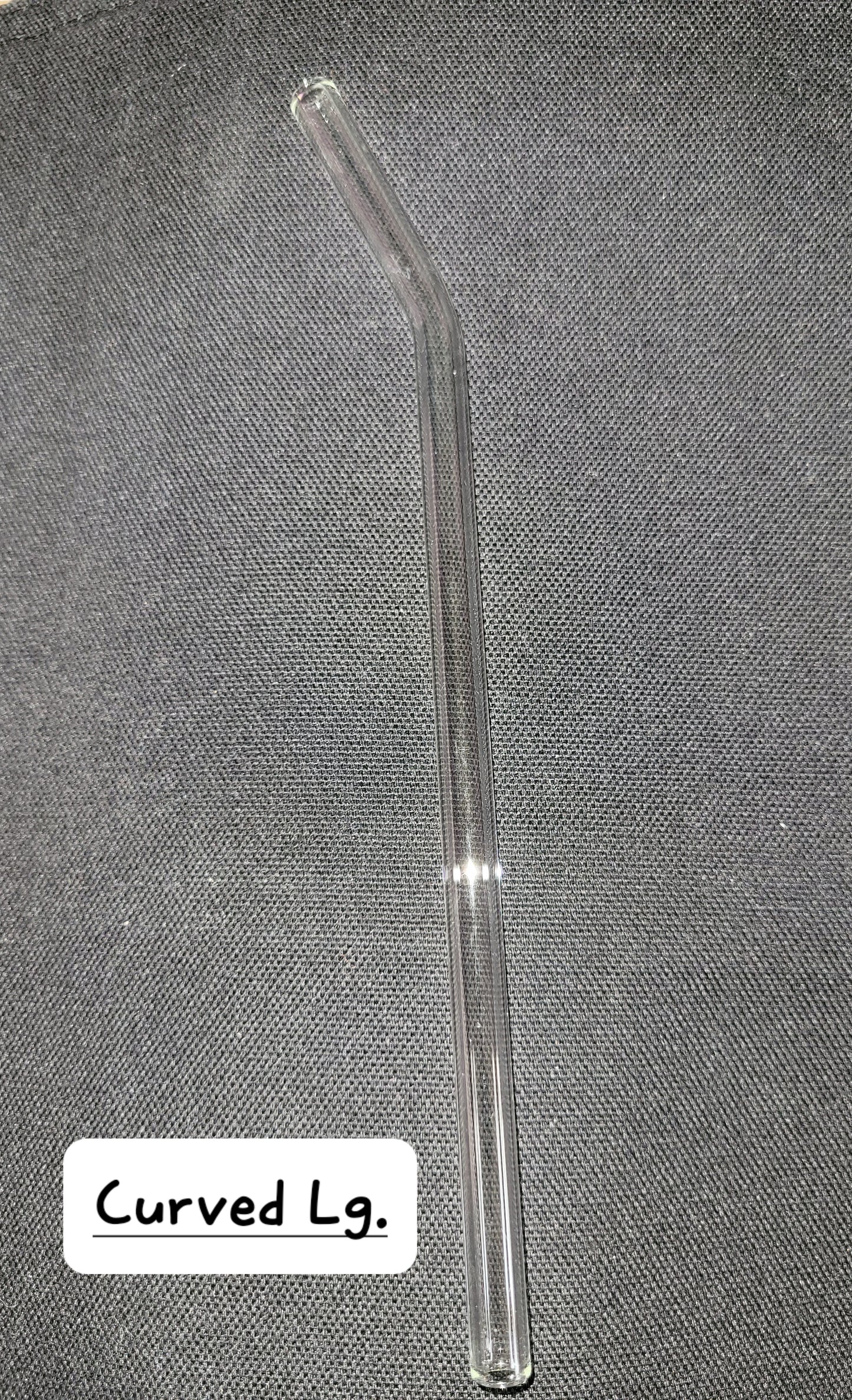 Curved Large Glass Straws