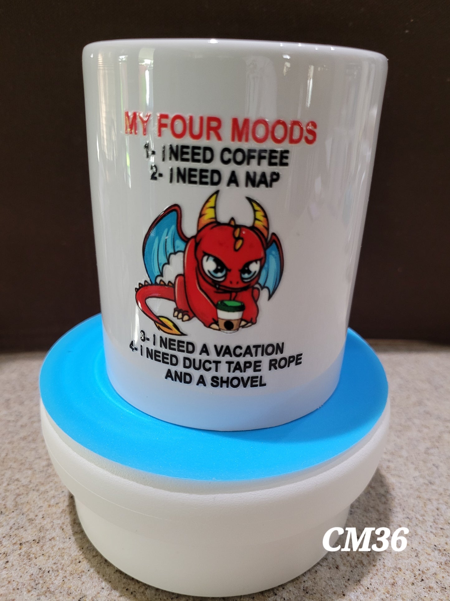 My FOUR Moods...Coffee Mug