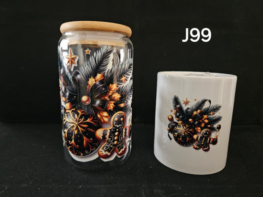 Black and Gold Christmas Collection Set