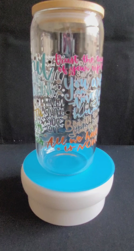 "Positive Affirmation" Glass Jar