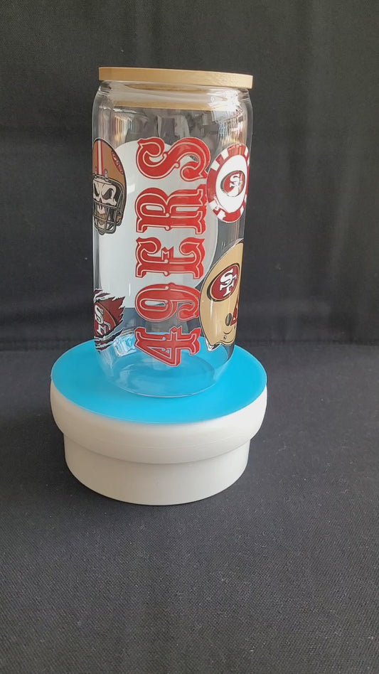 "SF 49er's" Glass Jar