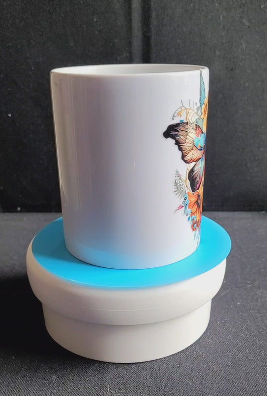 Butterfly Cross Coffee Mug